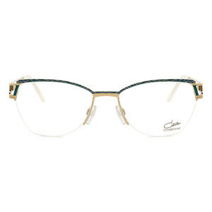 Cazal 1266 eyeglasses 002 Turquoise Blue Gold 53mm Unisex